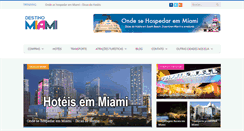 Desktop Screenshot of destinomiami.com.br