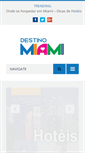 Mobile Screenshot of destinomiami.com.br